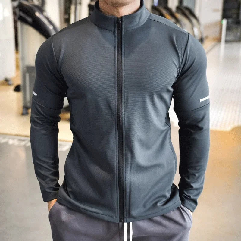 Full Zip Jogging Workout Sweatshirt