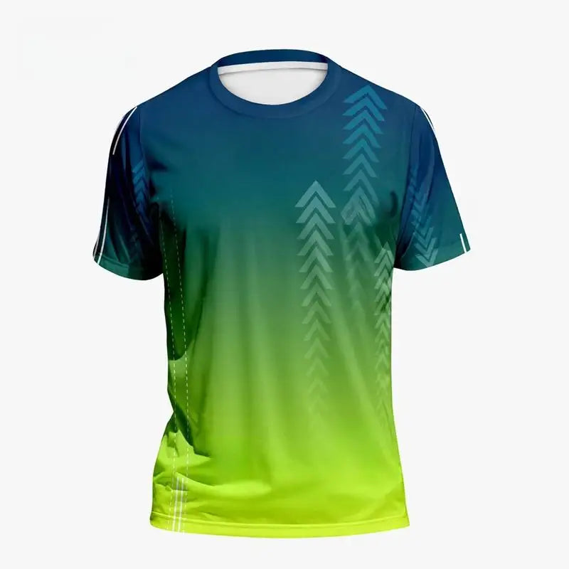 3D Gradient Short Sleeve T-Shirt