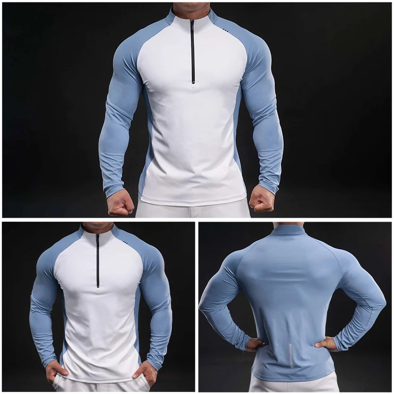 Half-Zip Compression T-Shirt