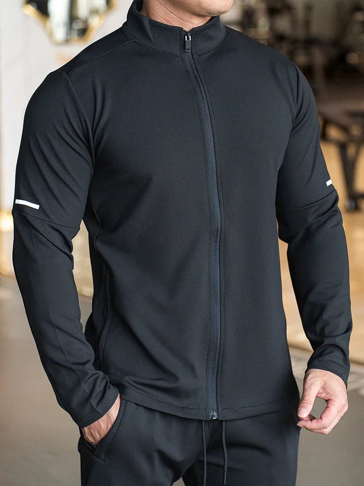 Full Zip Jogging Workout Sweatshirt
