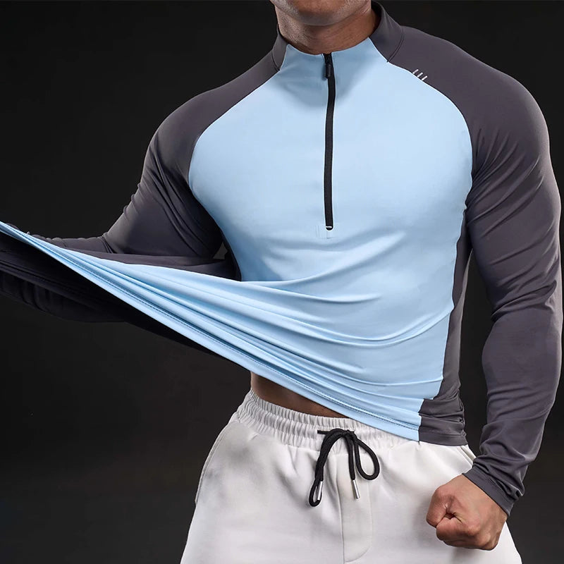 Half-Zip Compression T-Shirt