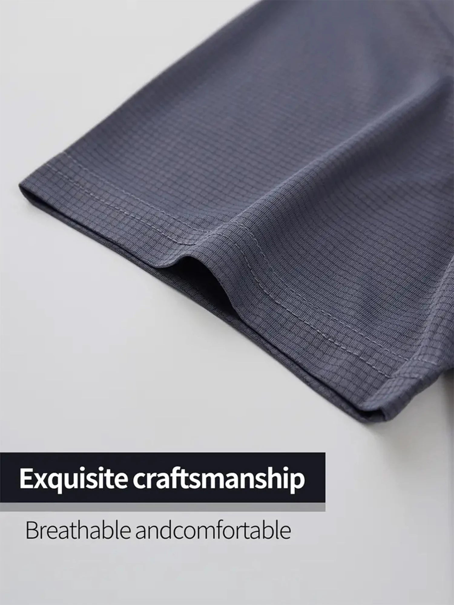 7 Pcs Gray Ultralight Men Quick Dry Breathable Shirt