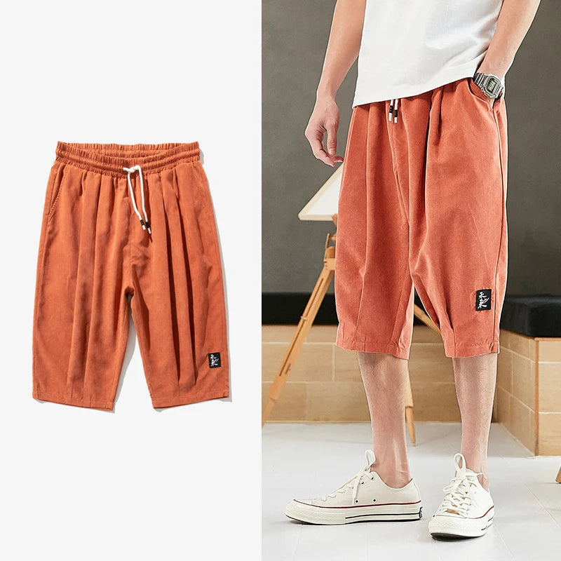 Calf Length Plus Size Baggy Pants