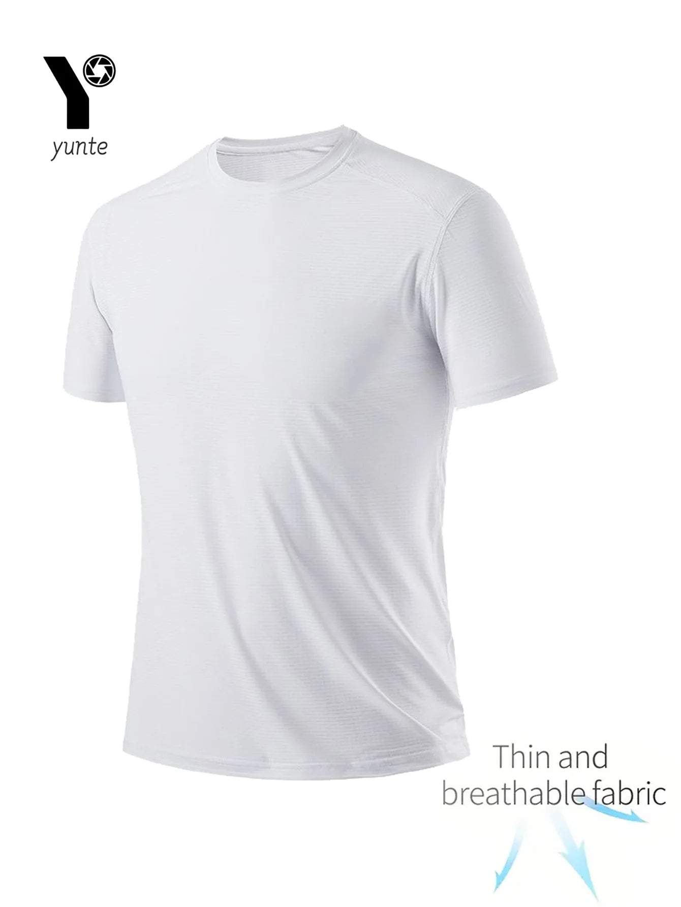 4-Pack White Ultra Light Men Quick Drying Shirt