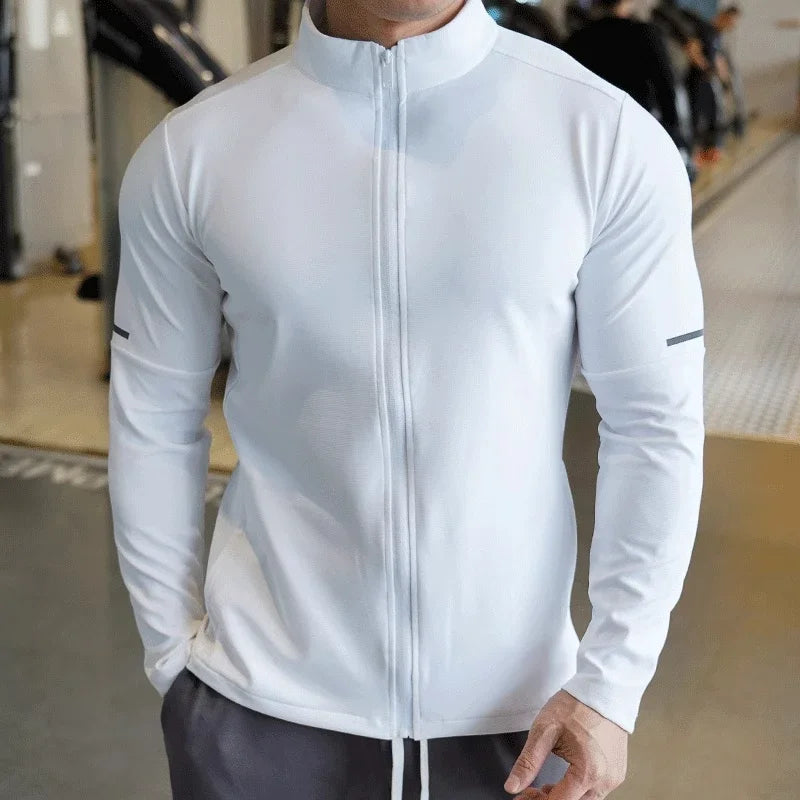 Full Zip Jogging Workout Sweatshirt