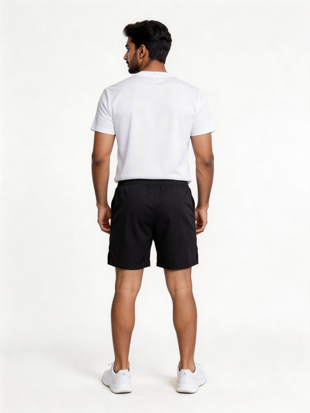 All Black Full Compression Training Shorts