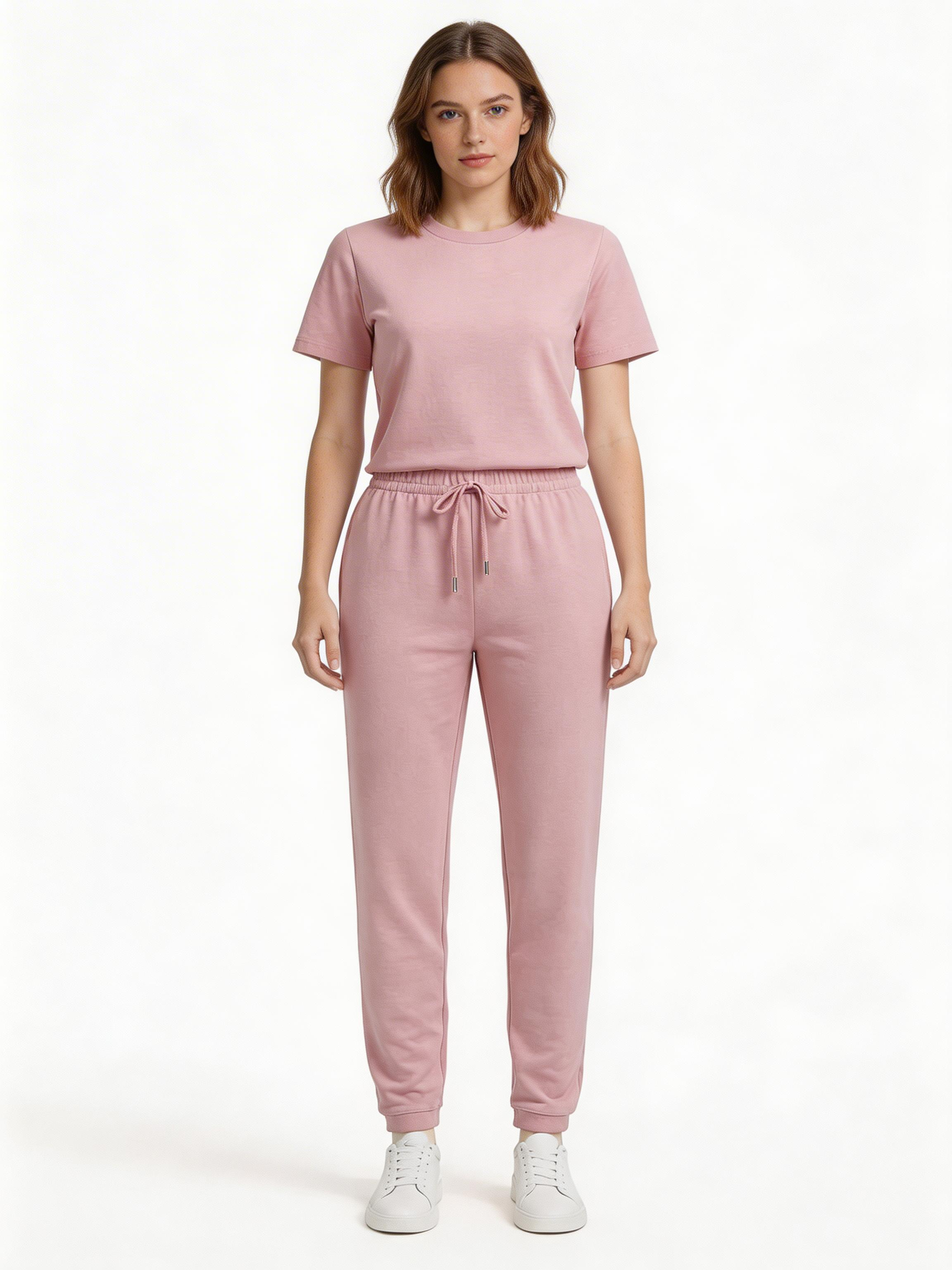 Cream Women Summer Tracksuit