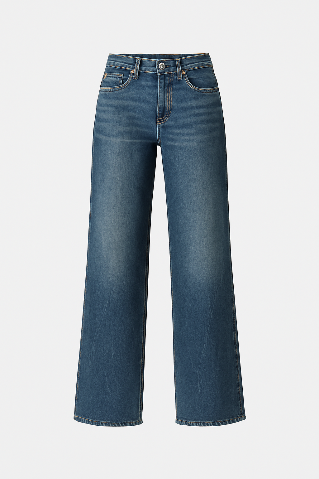 Women Low-Rise Wide Leg Jeans