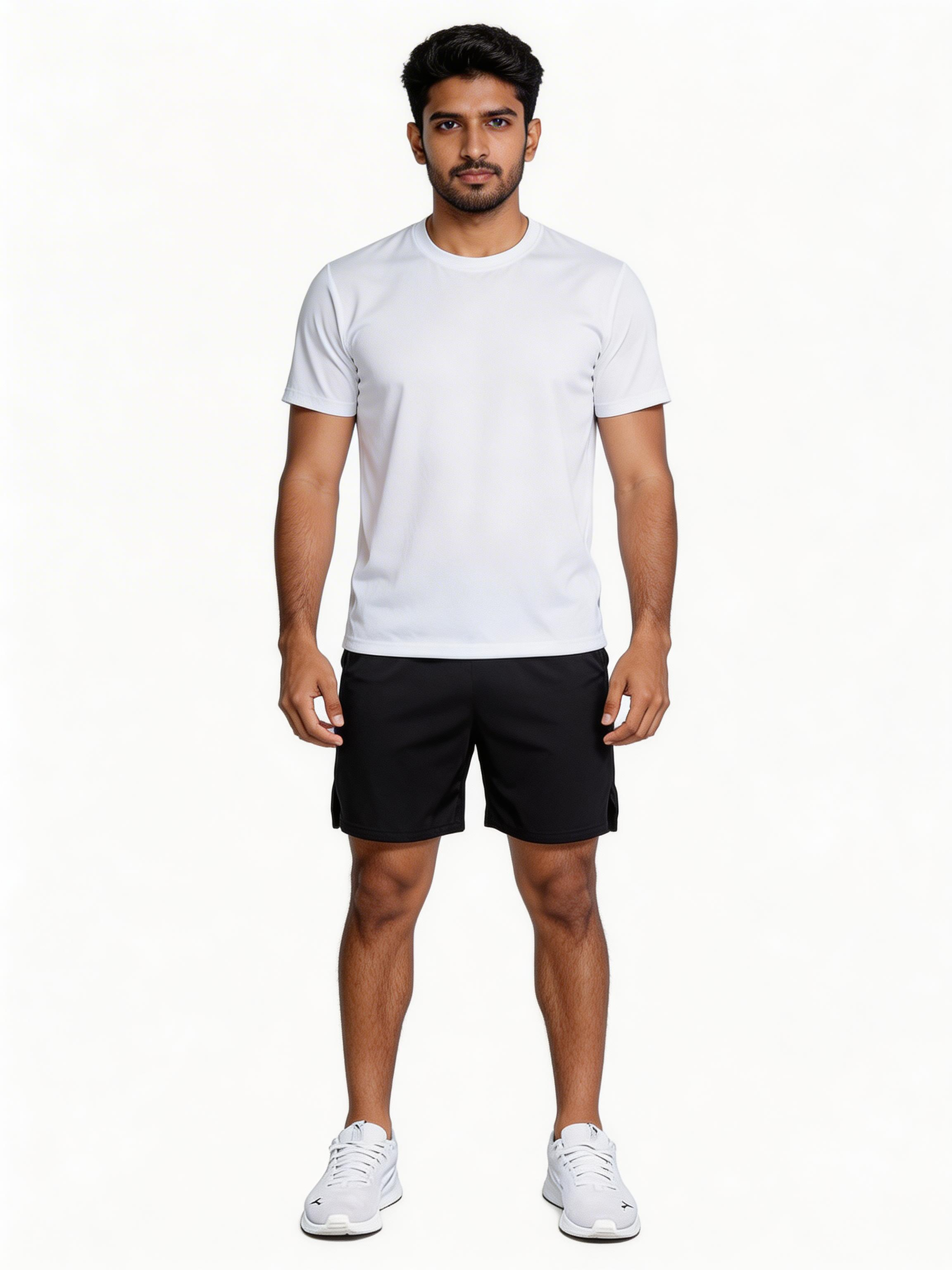 All Black Full Compression Training Shorts