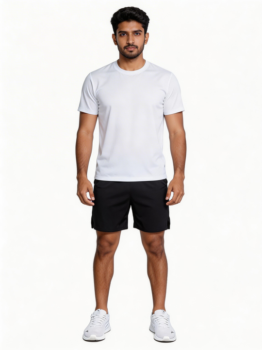 All Black Full Compression Training Shorts