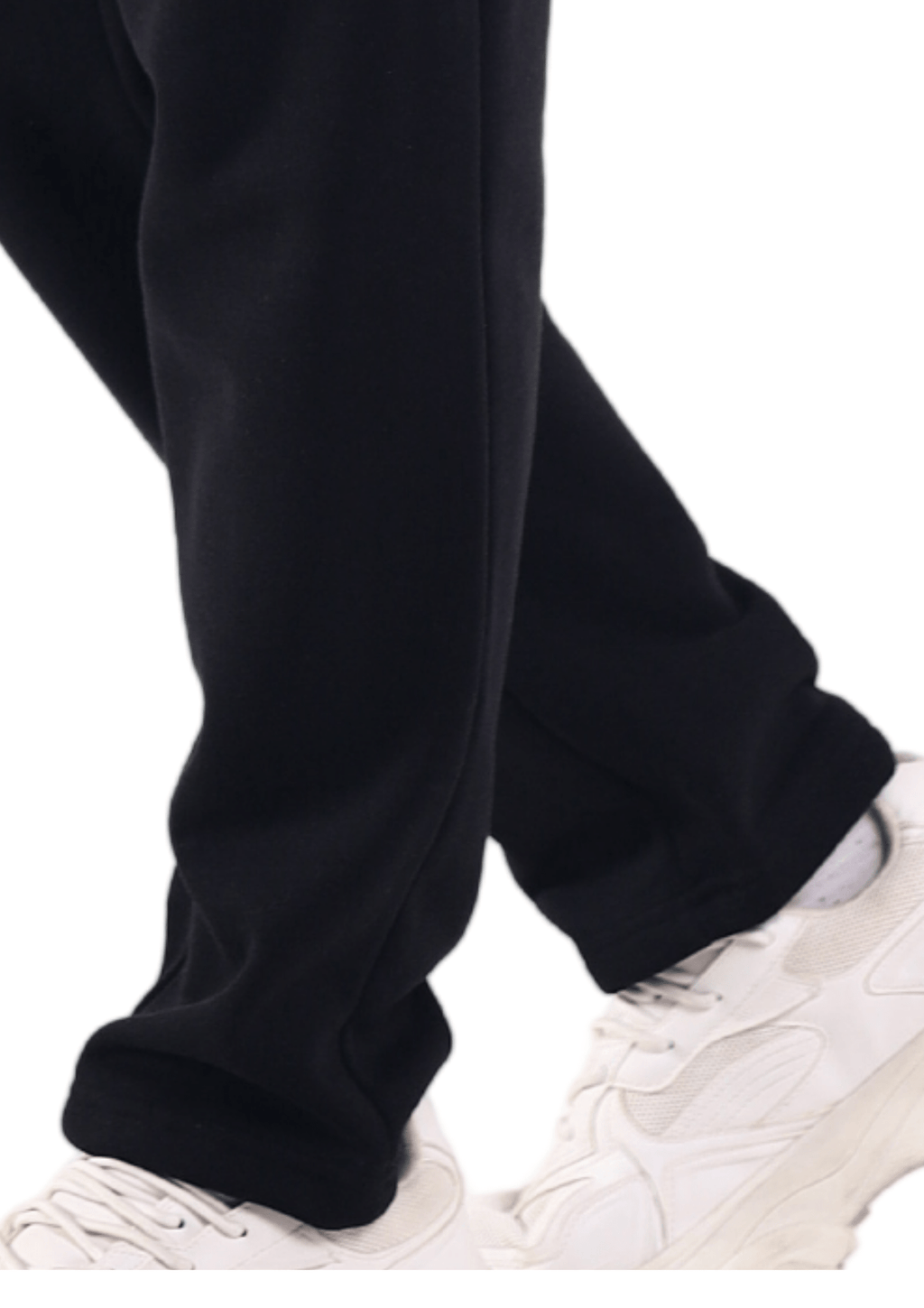 Men Open Hem Tracksuit Jogging Bottoms Fleece Sweatpants - Absanoh Pakistan