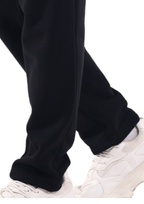 Men Open Hem Tracksuit Jogging Bottoms Fleece Sweatpants - Absanoh Pakistan
