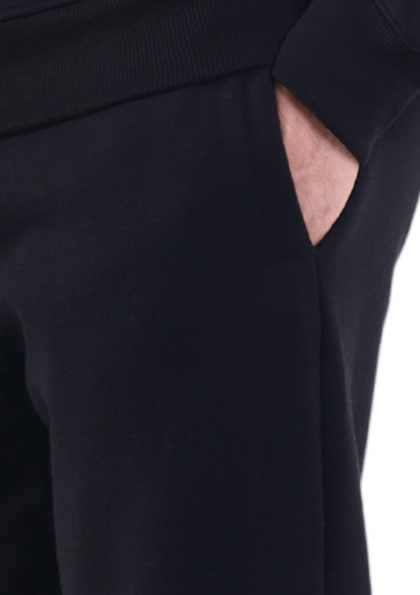 Men Open Hem Tracksuit Jogging Bottoms Fleece Sweatpants - Absanoh Pakistan