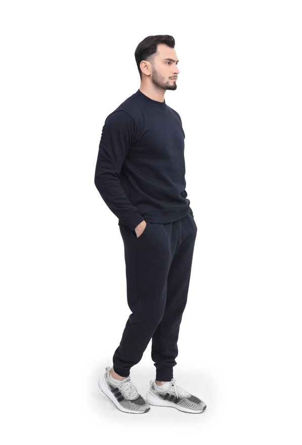 Mens Plain Tracksuits Fleece Pullover Sweatshirts for Men - Absanoh Pakistan