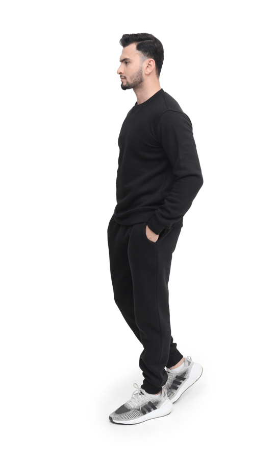 Mens Plain Tracksuits Fleece Pullover Sweatshirts for Men - Absanoh Pakistan