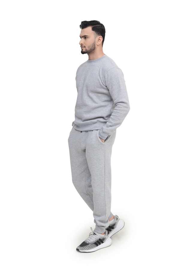 Mens Plain Tracksuits Fleece Pullover Sweatshirts for Men - Absanoh Pakistan