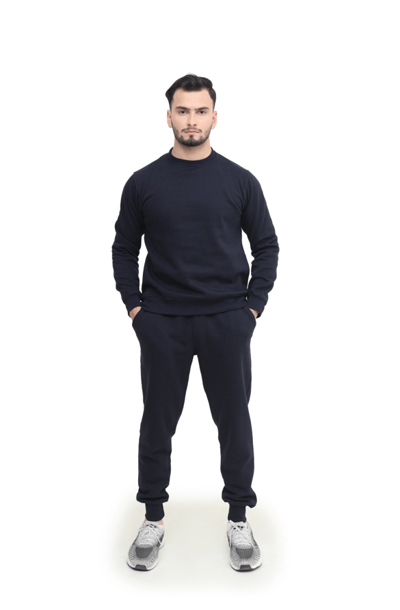 Mens Plain Tracksuits Fleece Pullover Sweatshirts for Men - Absanoh Pakistan