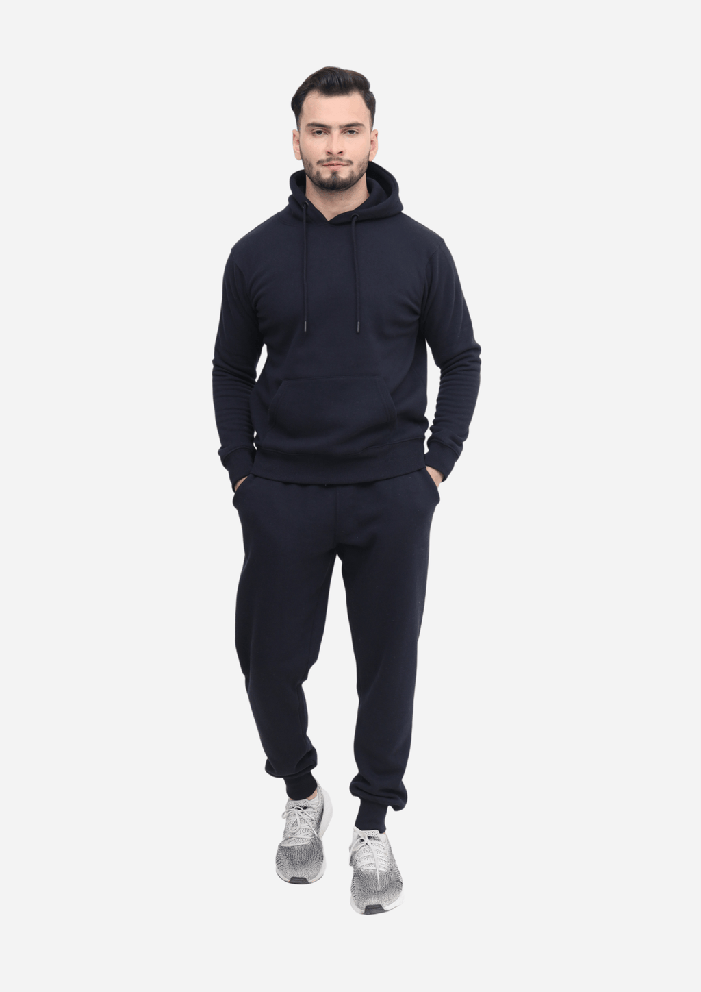 Mens Tracksuit Set, Fleece Pullover Hoodie and Jogger 2Pc Set - Absanoh Pakistan