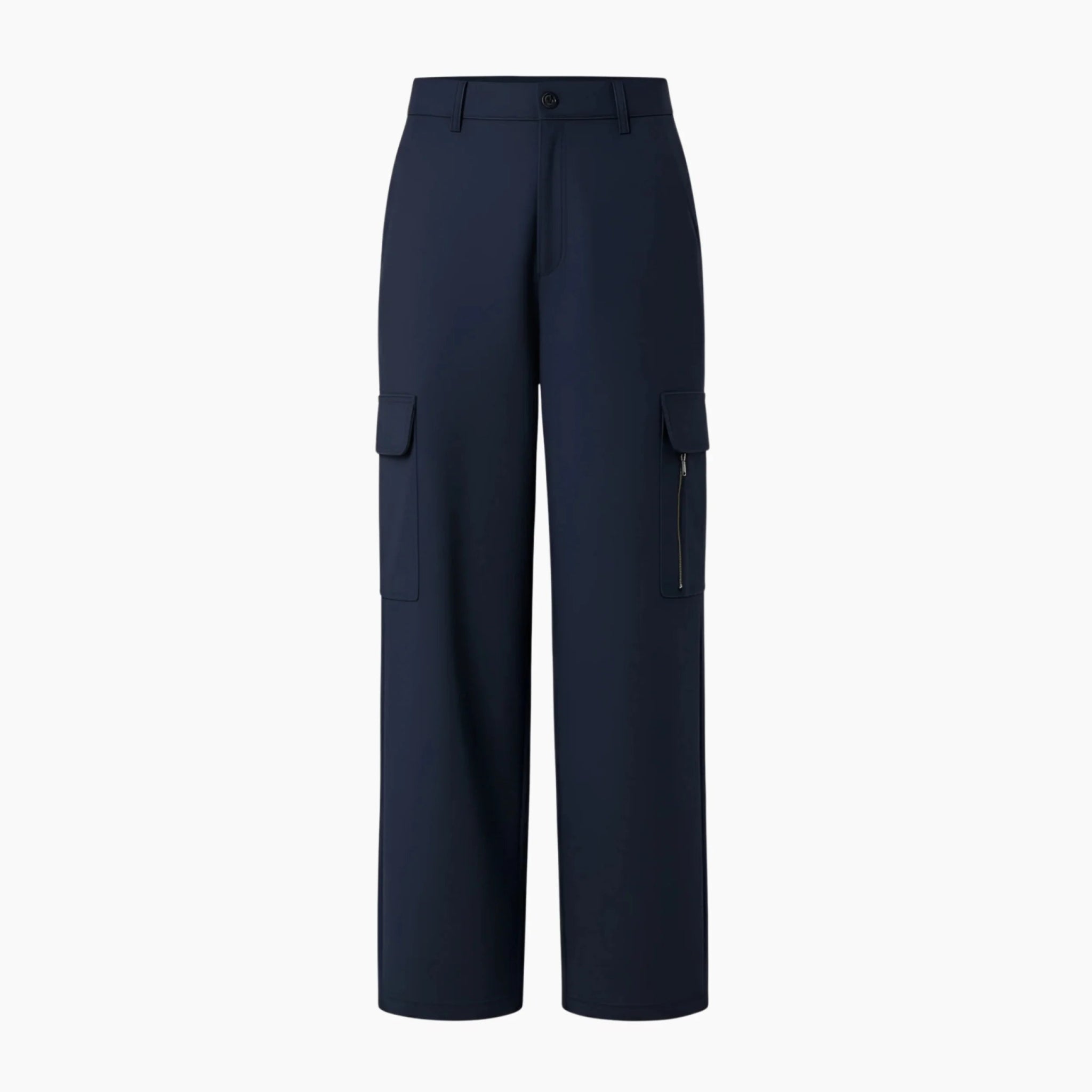 Navy Tailored Barrel Leg Cargo Trouser - Absanoh Pakistan