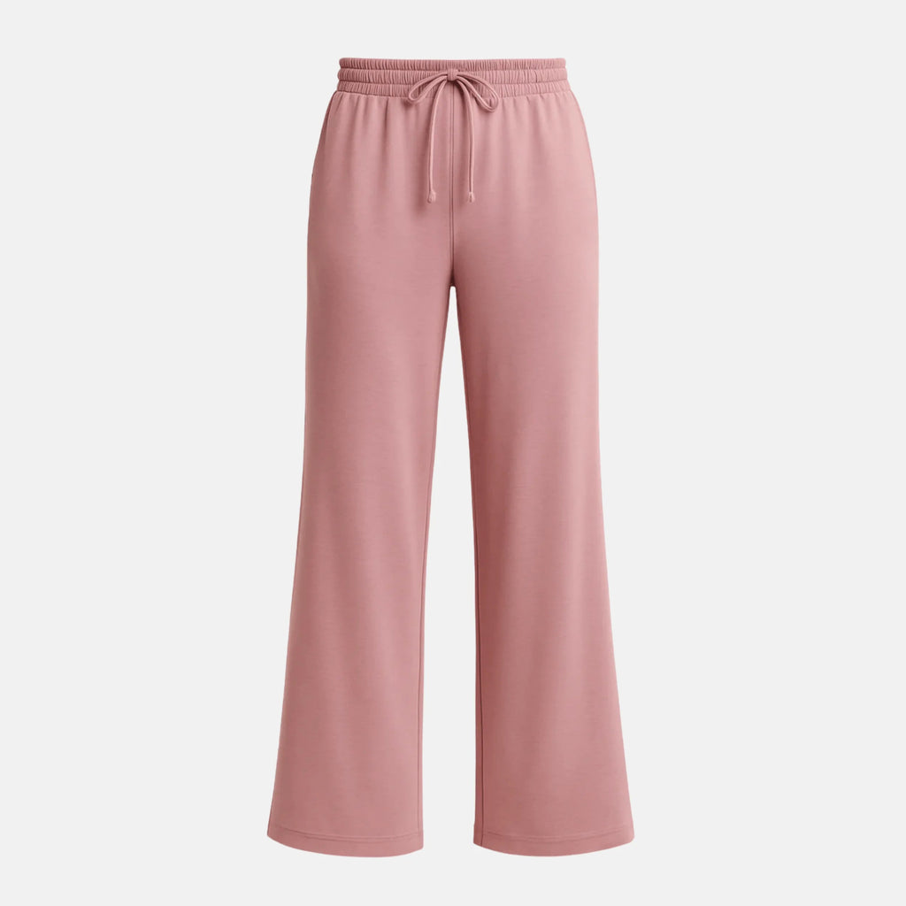 Pink Premium Wide Leg Fashion Trousers - Absanoh Pakistan