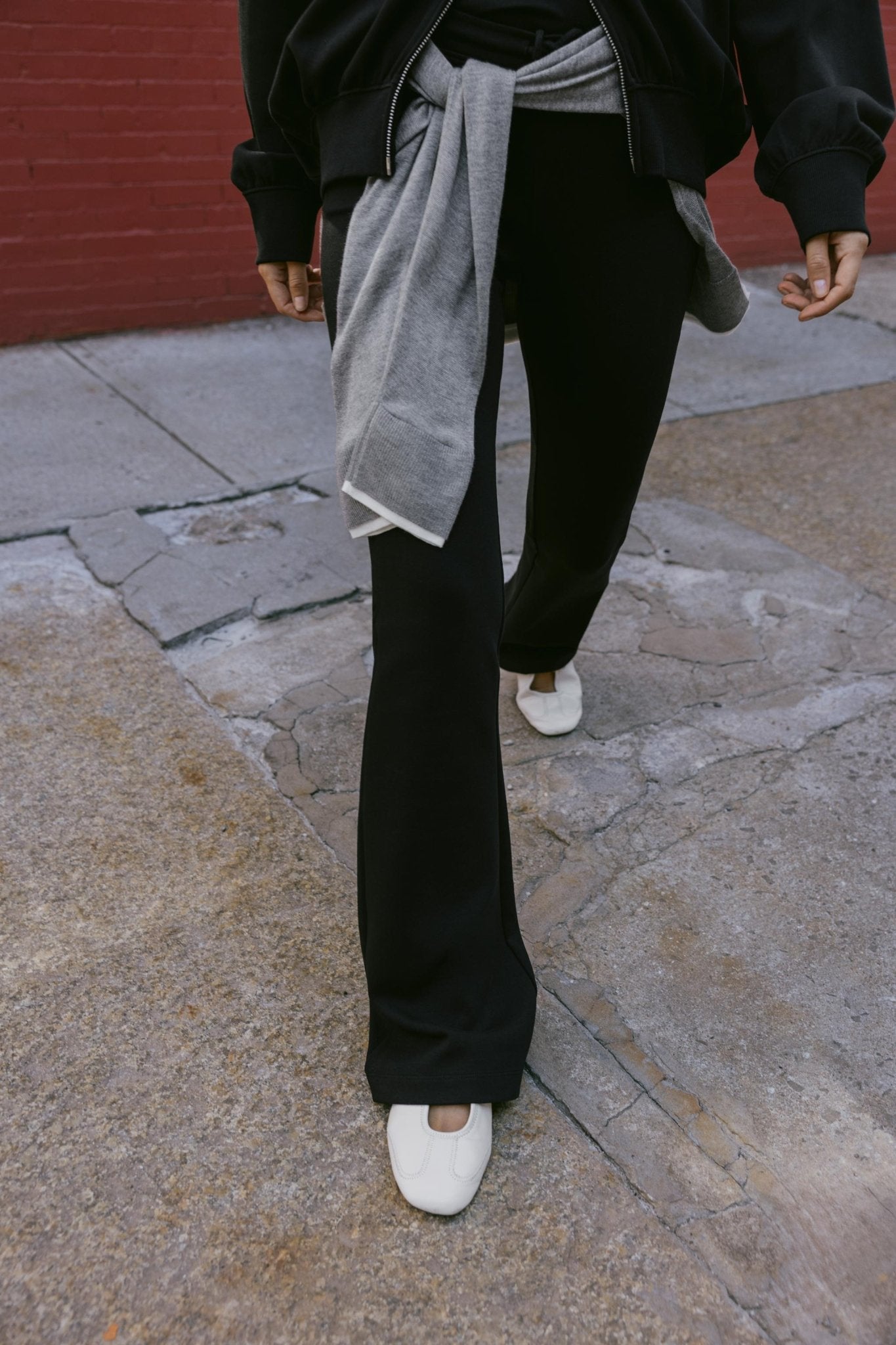 Premium Interlock Bomber Jacket & Flare Trousers Tracksuit - Absanoh Pakistan