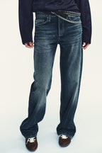 Women Low - Rise Wide Leg Jeans - Absanoh Pakistan