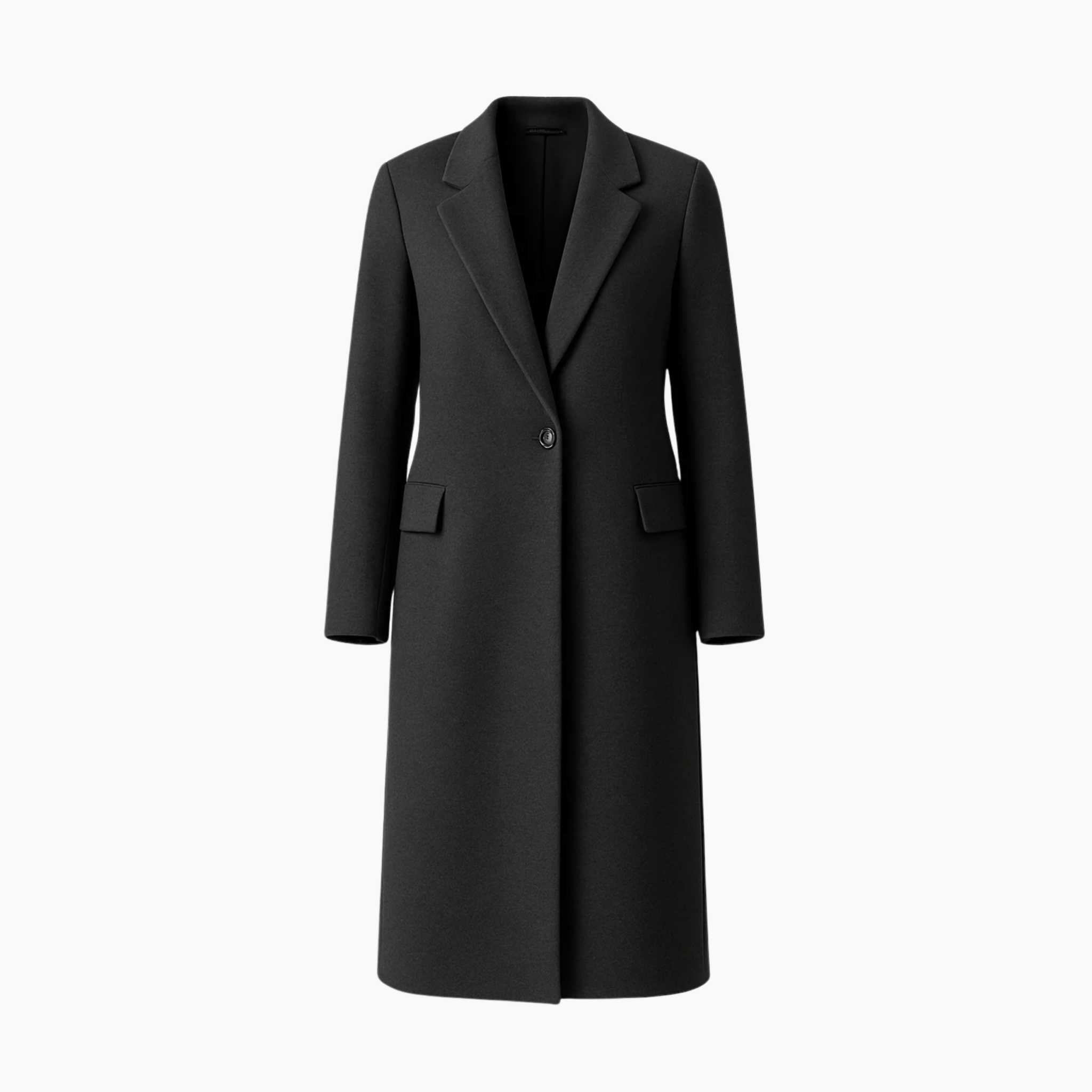 Women Stylish Single - Button Long Coat - Absanoh Pakistan